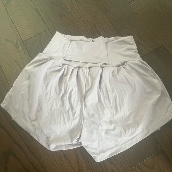 HALARA Women's High Waist Shorts - Pink Purple - Picture 3 of 4